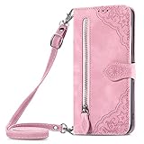 AQUOS sense3 plus ケース 手帳型 au SHV46/SH-RM11 対応ケース AQUOS sense3 plus レザーケース アクオスセンス3 プラス カバー[willo]上品な 押し花柄 手帳カバー 横置きスタンド機能 肩掛け 首かけ 斜めがけ 長さ調節 カード収納 財布型 ケース 柔らかいTPUケース 肌触り良い 携帯ケース 軽量 耐衝撃性 スマホケース 全面保護 財布型カバー 携帯カバー 保護ケース