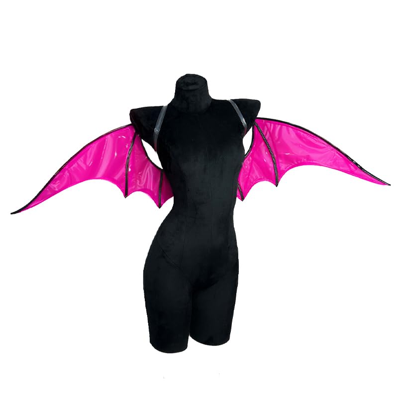 KORURACLUB Wings - Halloween Bat & Devil Wings Accessories: Rose