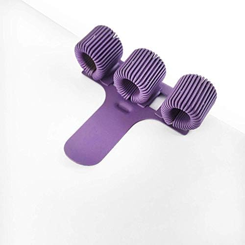 Ashton and Wright - Triple Metal Pen Holder with Pocket Clip - Ideal for Doctors/Nurses/Pilots - Single - Pastel Purple
