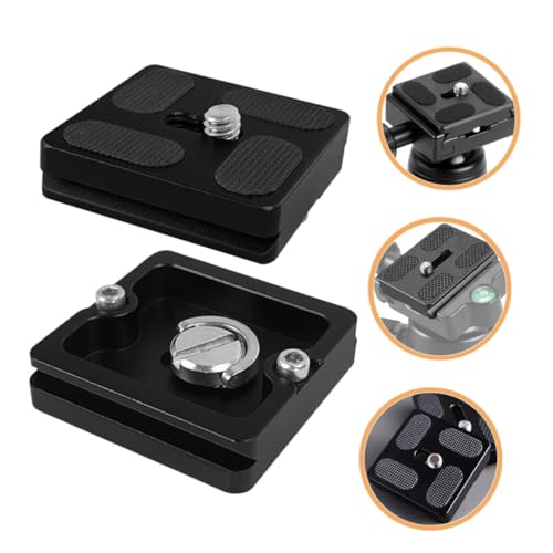 Placa rápida para trípode de aluminio en pack de 2 unidades 2