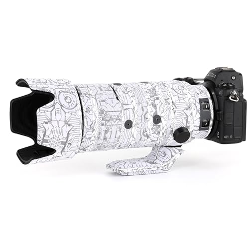 CHASING BIRDS Version IV ���ʖh�������Y�R�[�g NIKON Z 70-200mm F2.8 VR S II Mark II �p �h�J�����Y�ی�J�o�[ (�T�[�L�b�g�z���C�g, 1.4X �e���R���o�[�^�[���܂�)