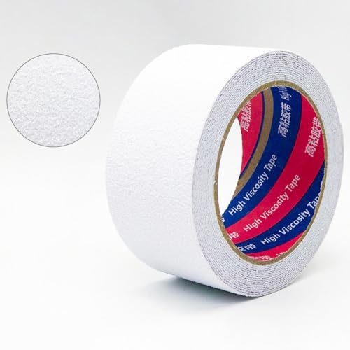 滑り止めの高い牽引力滑り止めトレッドベルト 階段グリップテープ マルチカラー 複数サイズ 16フィート(White W 2in)