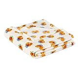 Amazon Basics Manta de Forro Polar Ultra Suave para Niños, 127 x 152 cm, Osos del Bosque