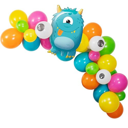Monsters Balloon Garland Kit, 6 Count by Creative Converting - Used condition - US$8.02