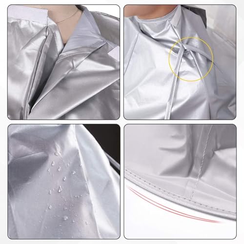 image for PKRFCJ 2 Pcs Hair Catcher for Haircuts, Haircut Cape, Foldable Hairdre