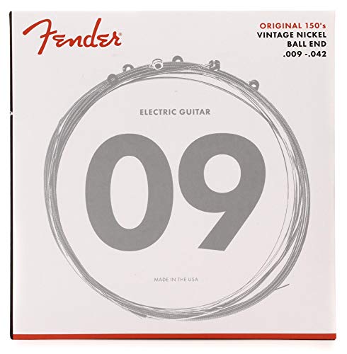 Fender 250RH Jeu de cordes pour Guitare électrique 10-52 & 0730150403 Cordes de guitare d’origine 150, plaqué nickel pur… - Les Beatles, Paul McCartney, John Lennon, RIngo Starr, George Harrison Fender 250RH Jeu de cordes pour Guitare électrique 10-52 & 0730150403 Cordes de guitare d'origine 150, plaqué nickel pur… – Image 4