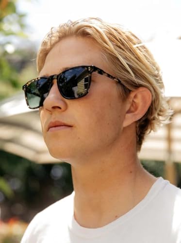 Image of RAEN - Wiley - Mens Lightweight Square Frame Sunglasses UV Protection
