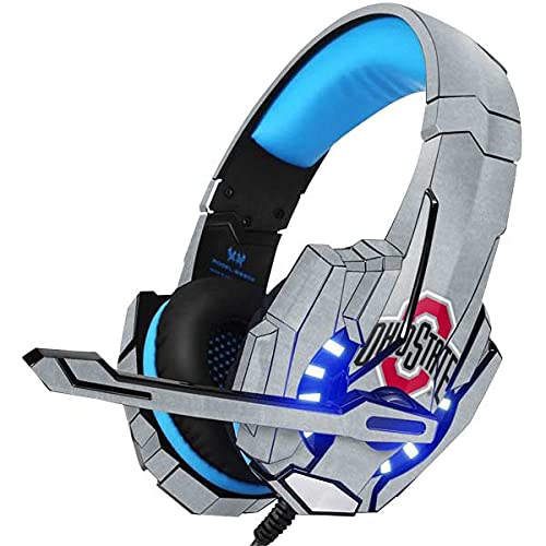 Skinit Decal Skin Compatible with BENGOO G9000 Gaming Headset - Officially Licensed OSU Ohio State Logo Design