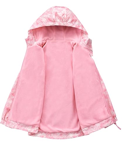 M2C Boys Girls Rain Jacket Lightweight Hooded Fleece Lined Raincoat3