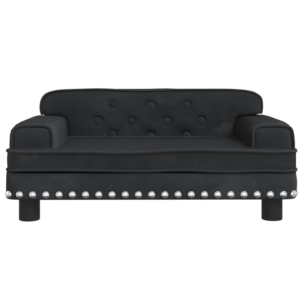 ZEYUAN Lettino per Cani Nero 70x45x30 cm in Velluto,Articoli per Animali,Animali Domestici - Articoli,Articoli per Cani,Lettini per Cani(SPU:171886)