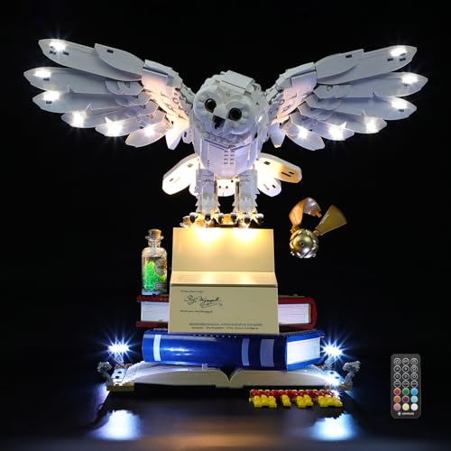 MENZAVA LED Light Set (Remote Control) Compatible with LEGO 76391 Hogwarts Icons