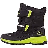 Kappa Unisex Kinder 260903k-1133_33 winter boots, 1133 Black Lime, 33 EU
