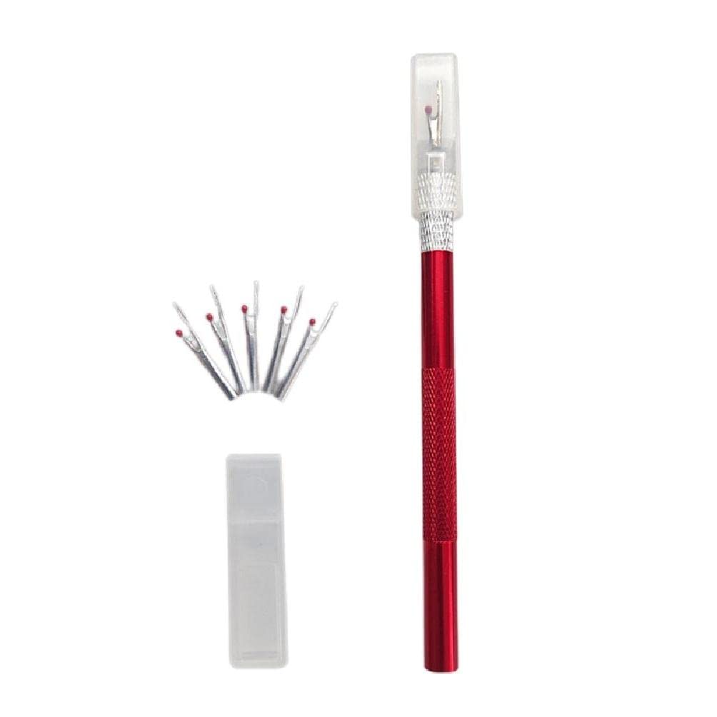 Maybenice Sewing Seam Ripper Thread Cutter Handy Ripper with Spare Replacement for Head for Sewing/Crafting Removing Threa Metal Replacement Removal Needle Arts Sewing Tools DIY Sewing