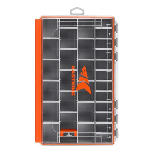 Image of KastKing HyperSeal Waterproof Tackle Box, Waterproof 3700 Tackle Trays, Fishing Tackle Box Organizer with Removable Dividers, Lure Box and Terminal Tackle Storage, 1 Pack