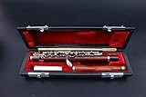 Yinfente Rosewood Piccolo c Key Silver Plated Keys C Piccolo Professional Sound With Piccolo Case And Accessories