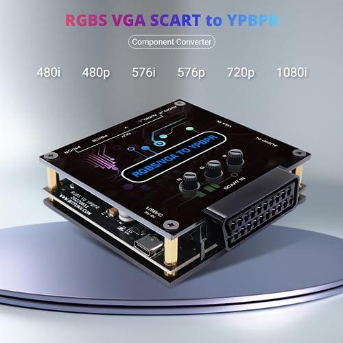 Transcodeur RGBS VGA vers YPBPR avec support multi-résolution - 2