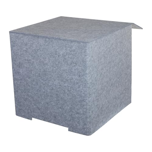 Cubierta de aislamiento acústico de escritorio portátil para grabación vocal, cubo de aislamiento para micrófono para estudio de música y podcasts, reduce el ruido, 23.6 x 23.6 x 23.6 pulgadas miniatura 6