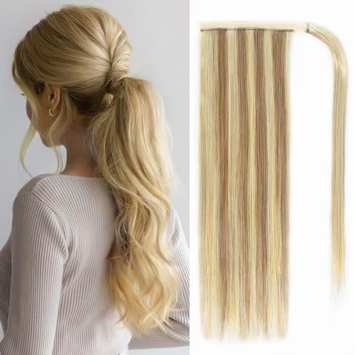 Ponytail Extension Human Hair 100% Real Remy Human Hair Wrap