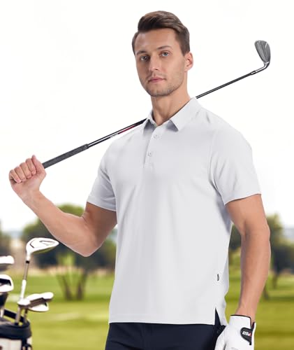 ZITY Mens Golf Polo Shirts Short Sleeve Quickly Dry Performance Collared Polo Tennis Casual Shirt for Men2
