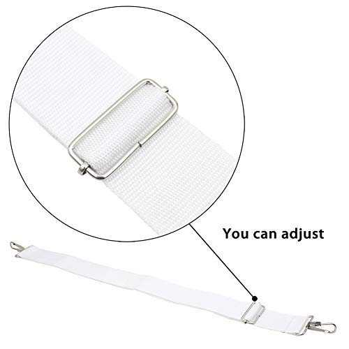 Alça de tambor, alça de tambor ajustável, alça de ombro elástica e macia com alça de metal Fivela pa