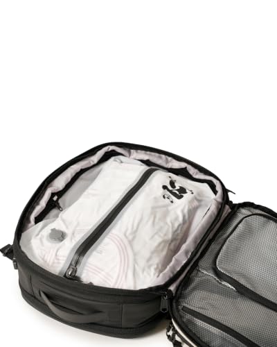 Image of Travel Likes Me Storage Vacuum Bags - Travel Essentials,Clothes Packing,Large Ziplock Bag with Vacuum,AirZip Lock Compression,Backpack Clothing,Space Suction (27 L White and Black-With Air Pump)