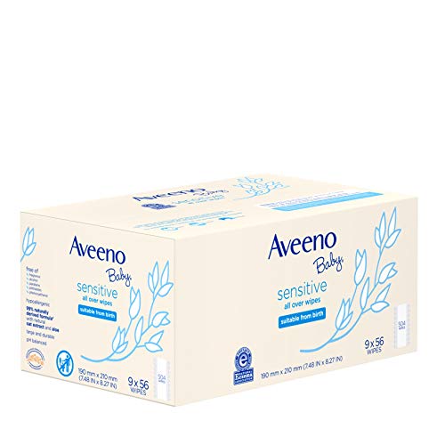 aveeno baby sensitive all over wipes