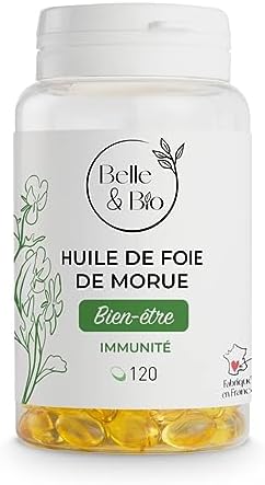 OSSATURE FORTE & APPORT EN VITAMINES - Huile de Foie de Morue - 1...