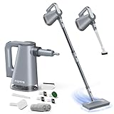 FEPPO Steam Mop & Detachable Handheld Steam Cleaner for Home and Floor Cleaning, 15s Heat-Up, 230°F Floor Steamer for Deep Cleaning with Multi-purpose Attachments Hardwood Floors, Tile,Grout,Furniture