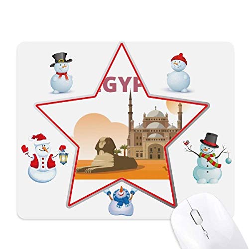Tapis de souris Égypte pyramide sphinx idée cadeau originale de bureau