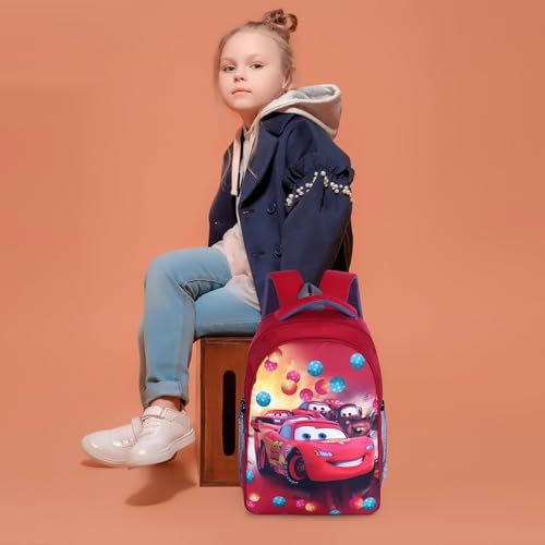 Image of Polyester kids Primary School Backpack, 30 Litres, Cartoon Print, for Tuition, Nursery to 5th Standard Boys and Girls Lightweight cartoon Bag