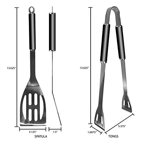 NFL Siskiyou Sports Fan Shop San Francisco 49ers 2 pc Steel BBQ Tool Set One Size Team Color - Thumbnail 2