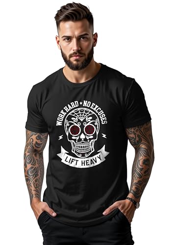 Image of Peppyzone Men's Regular Fit Gym Workout T Shirt for Men