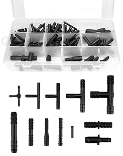 QWORK kit de 113 raccords tuyau nylon pour irrigation