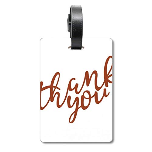 Étiquette de sac Thank You élégante pour cadeaux d'invités et bagages