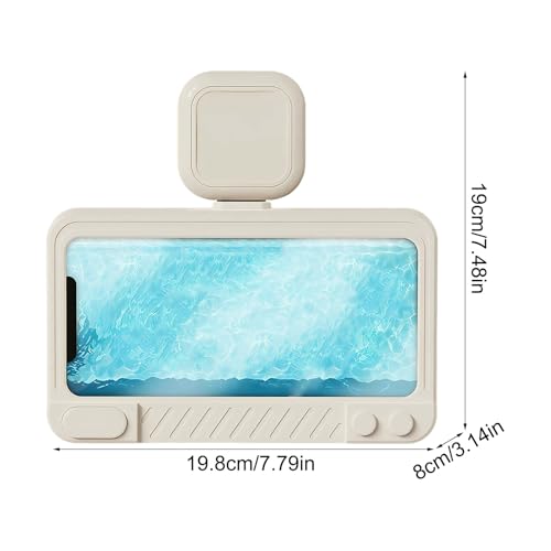 Soporte de teléfono para ducha con altavoz y rotación de 360 grados 5