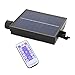 Replacement Solar Panel, Automatic Adjustable Solar String Light Control Box with Remote Control, Solar Lamp String Circuit Board (Output Boost 24V)
