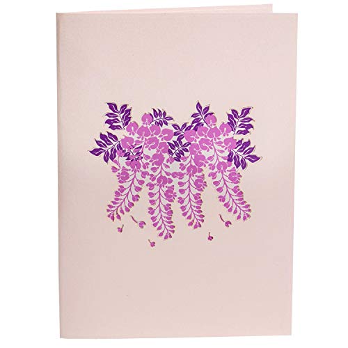 Flower Greeting Card With Envelope Surprise Gifts For Mothers Day Birthday Thanksgiving Wedding Anniversary Floral Box 3D Pop-up - 15