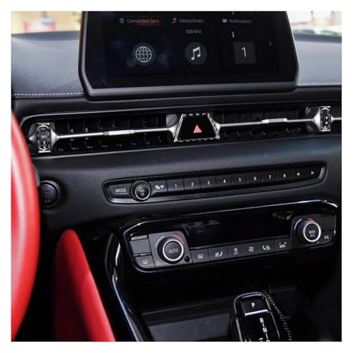 Accessoires intérieurs de garniture auto rouge carbone - 2