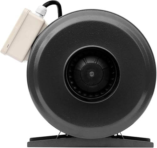 4" Inline Duct Fan 109 CFM Ventilation Fan for Indoor Hydroponics Grow Tent