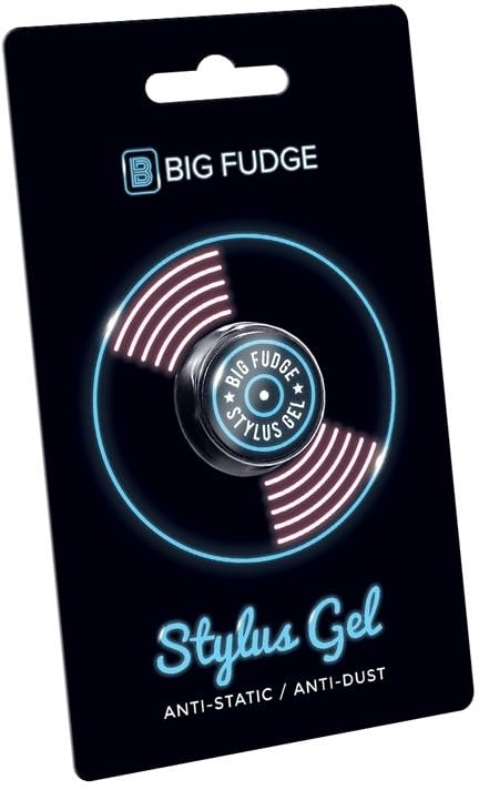 BIG FUDGE Gel Limpia Agujas de Tocadiscos - Limpiador Antiestático para Aguja de Tocadiscos Vinilo - Elimina el Polvo Rápida y Eficazmente