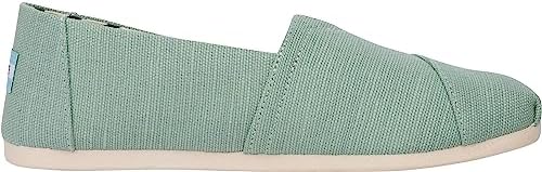 TOMS Women's Alpargata Loafer Flat, Frosty Sage Heritage Canvas, 9.5 | Image 2