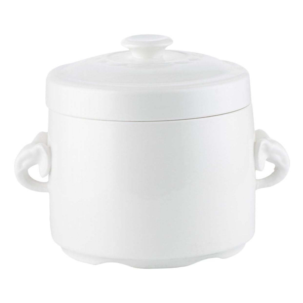 Bol à soupe double poignée en céramique 400 ml pour nid d'oiseau et pudding