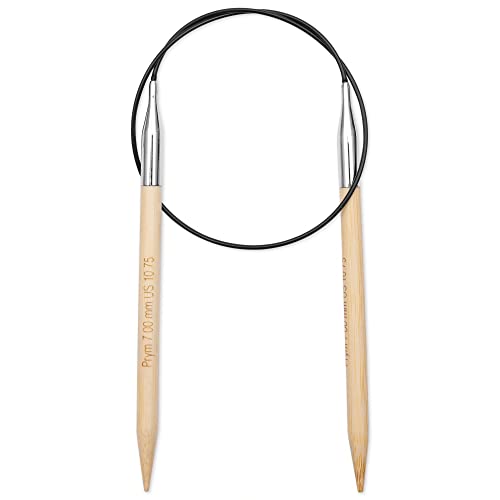 Prym - Prym 1530 Bamboo Circular (60cm, 7.00mm) Needle - 5 Pieces, Natural - Image 2