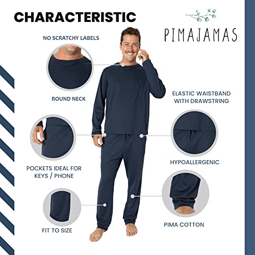 Pajamas Pants Men - Set Peruvian Pima Cotton Lounge Set - Pajamas for Men4