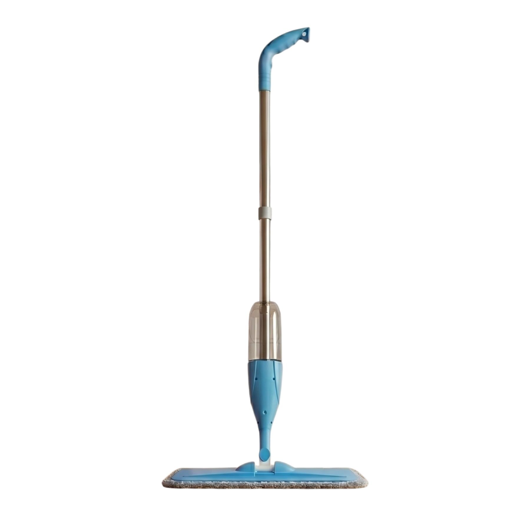 C.S. ENTERPRISES Stainless Steel Spray Mop with Microfiber Pad | 360° Rotating Flat Mop | Refillable Water Spray Bottle | Washable High Absorbent Pad | Wet & Dry Floor Cleaning for Tiles, Marble