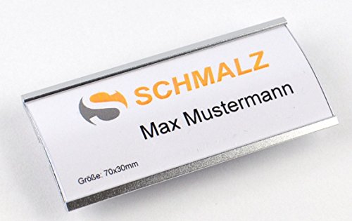Plaque différente taille en aluminium anodisé argent avec housse transparente et fixation magnétique - 4