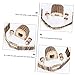 VICASKY 1 Set Wooden Fence Grinding Teeth Plaything for Pets Playground Natural Handmade Design for Hamsters Parrots and More