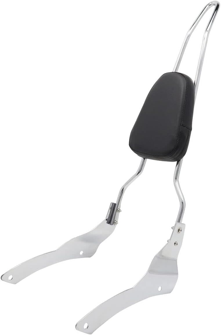 Backrest Sissy Bar With Comfortable Pad Seat Cushion For Yamaha Vstar 650 XVS650 Comfortable Seat Cover with Full Back Support