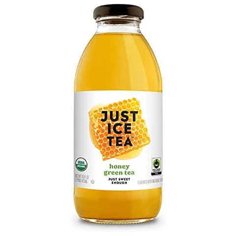 Just Ice Tea Organic Honey Green Tea, 16 FZ Cover