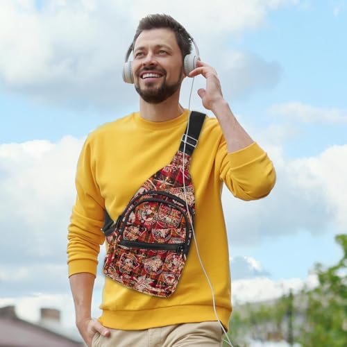 Mochila cruzada Fruit Lemon Yellow, tu bolsa de pecho ideal para viajes y caminatas urbanas 3
